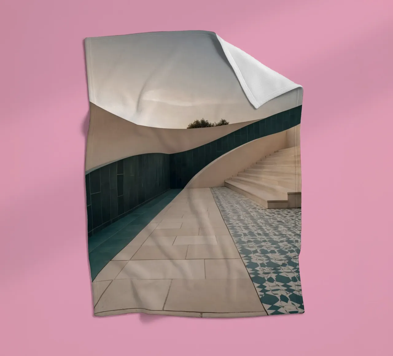 Eleganza architettonica della struttura contemporanea coperta in pile da DesignDoodle