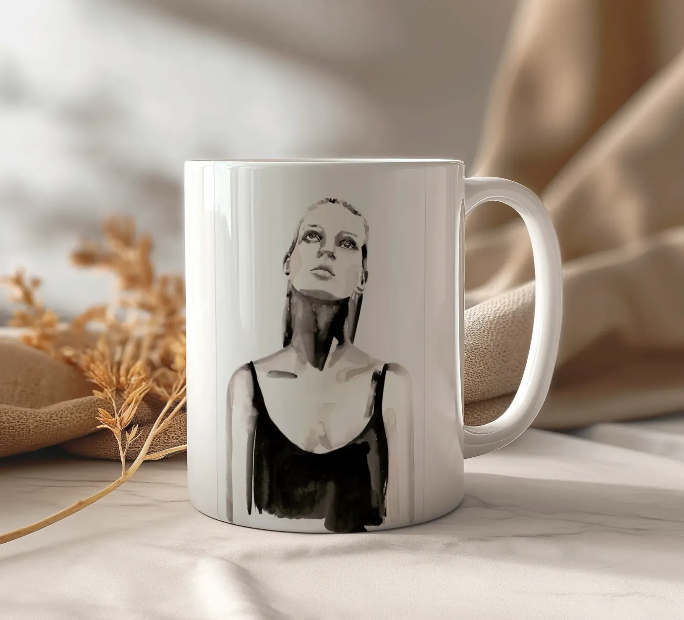 Look Up ceramic mug by Victoria Verbaan