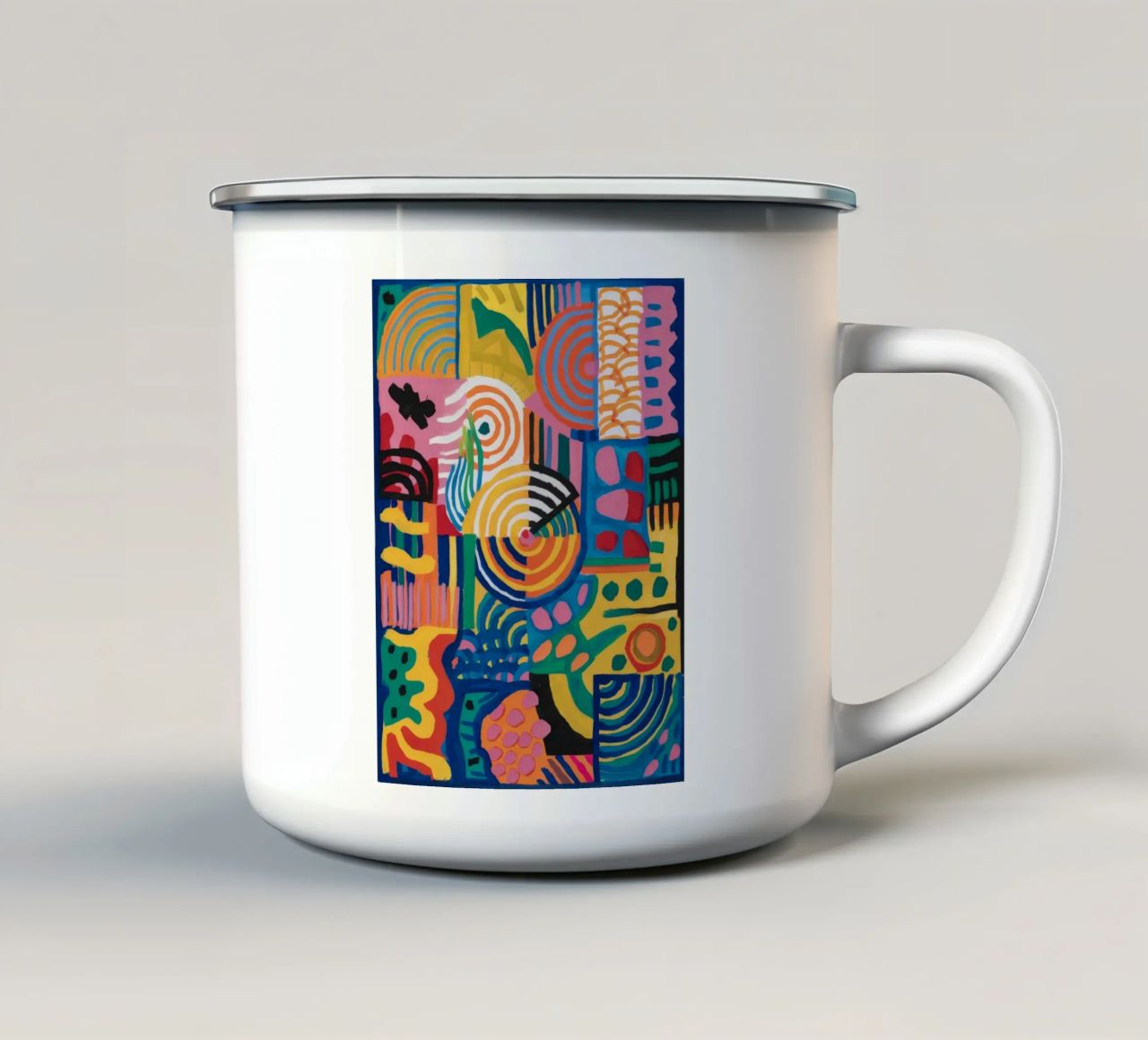 Bohemian Rhapsody Astratto tazza in smalto da Zep Layers