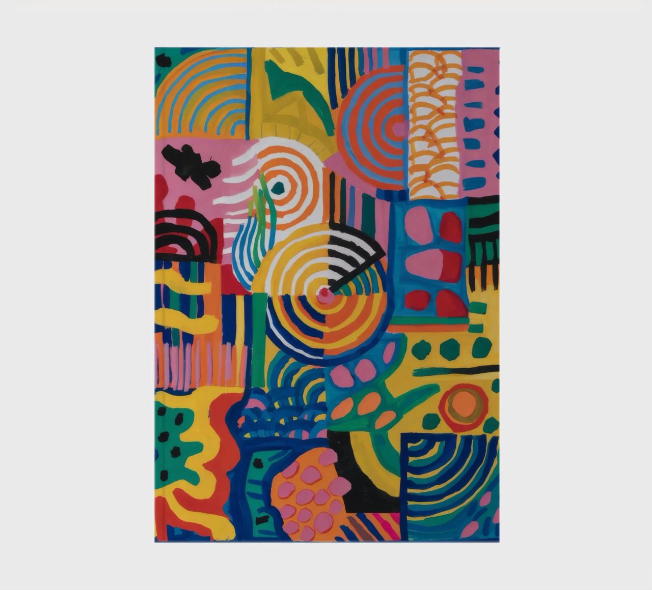 Bohemian Rhapsody Abstract notebook by Zep Layers