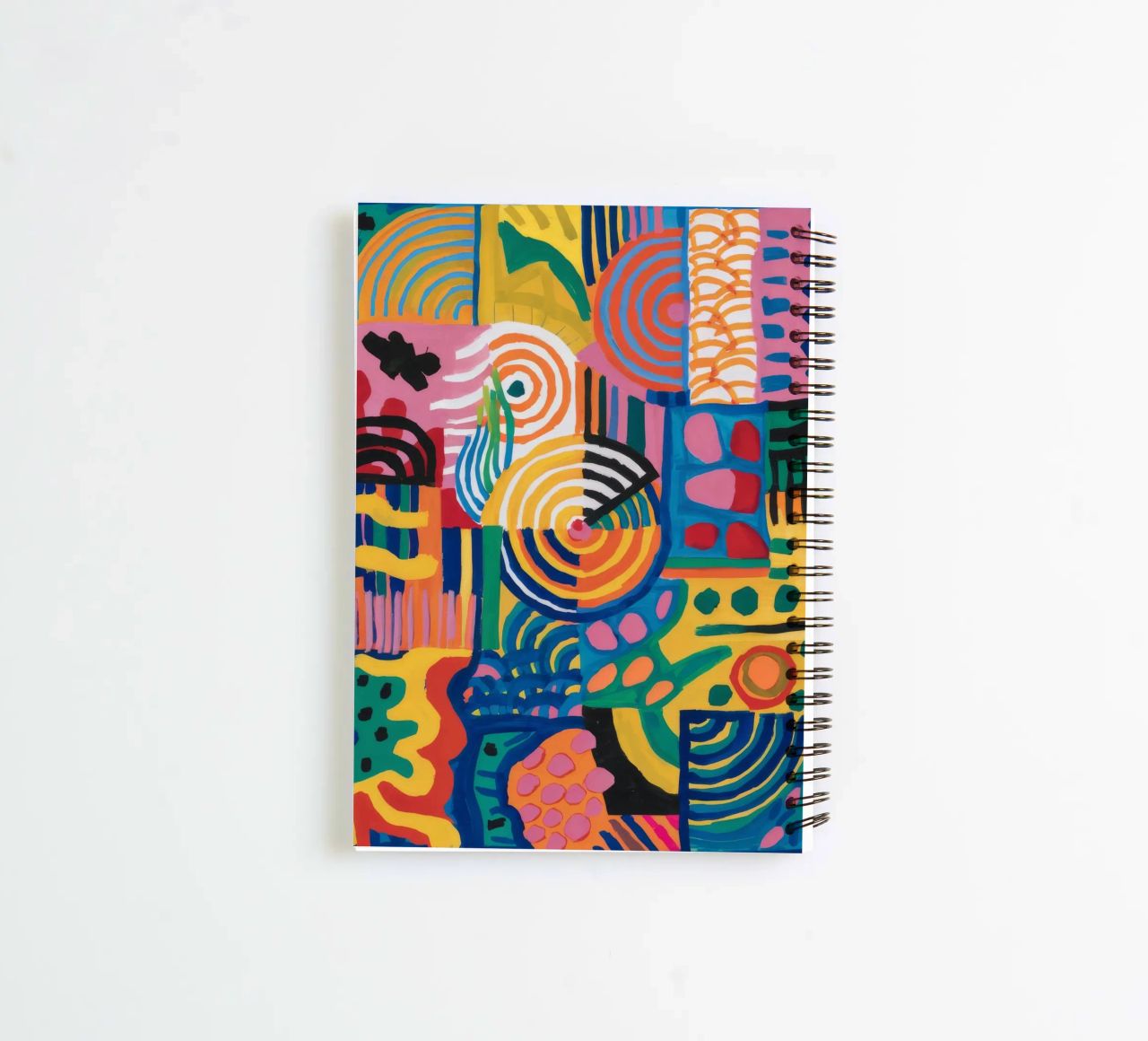 Bohemian Rhapsody Abstract spiral notebook by Zep Layers
