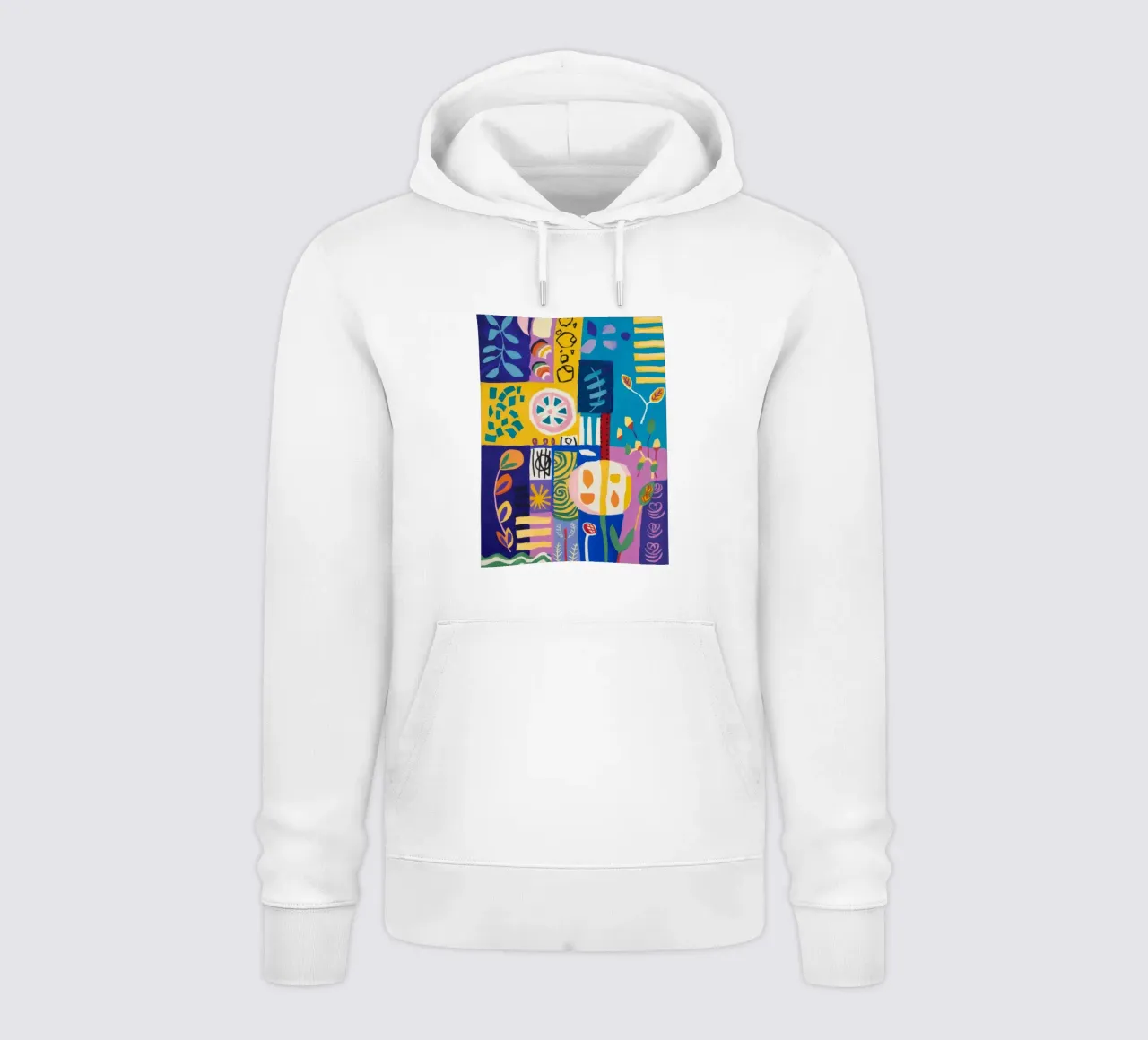 Trapunta Patchwork Bloom felpa con cappuccio da Zep Layers