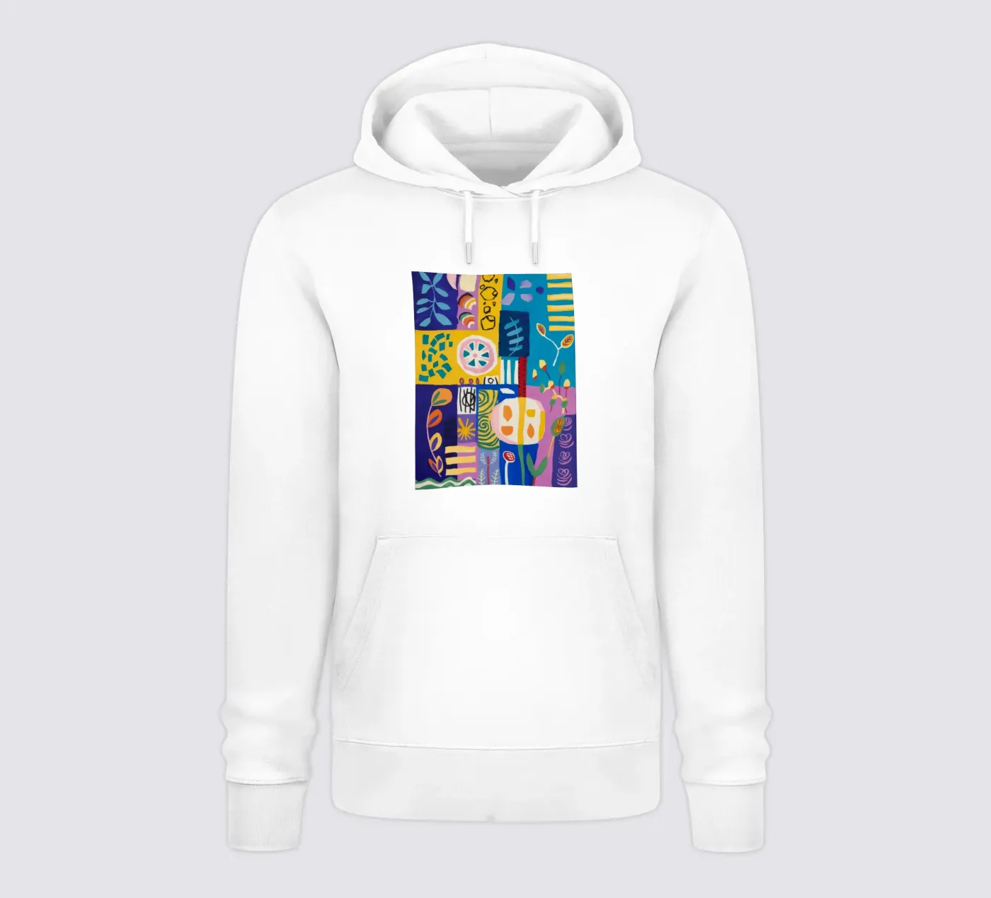 Trapunta Patchwork Bloom felpa con cappuccio da Zep Layers