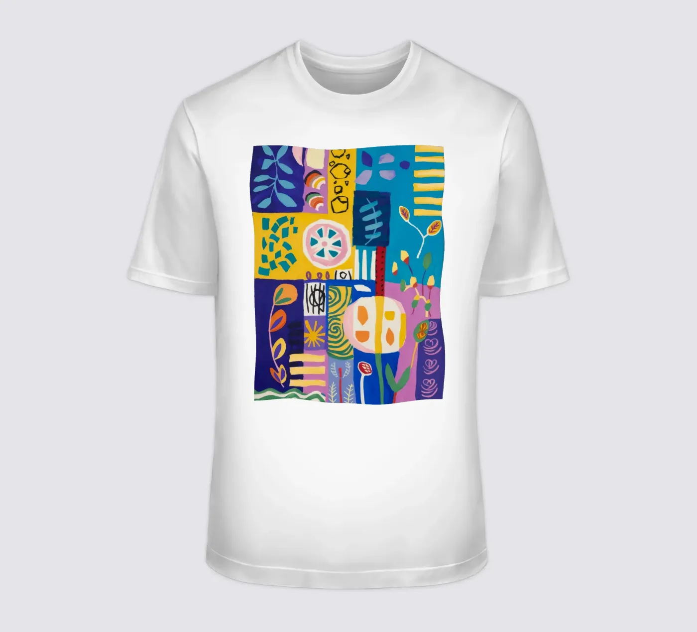 Patchwork Bloom Quilt T-Shirt von Zep Layers