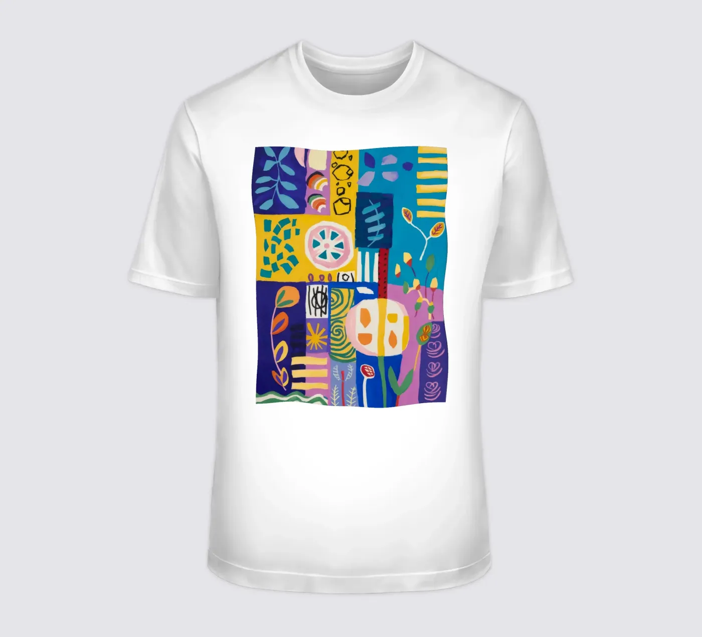 Patchwork Bloom Quilt T-Shirt von Zep Layers