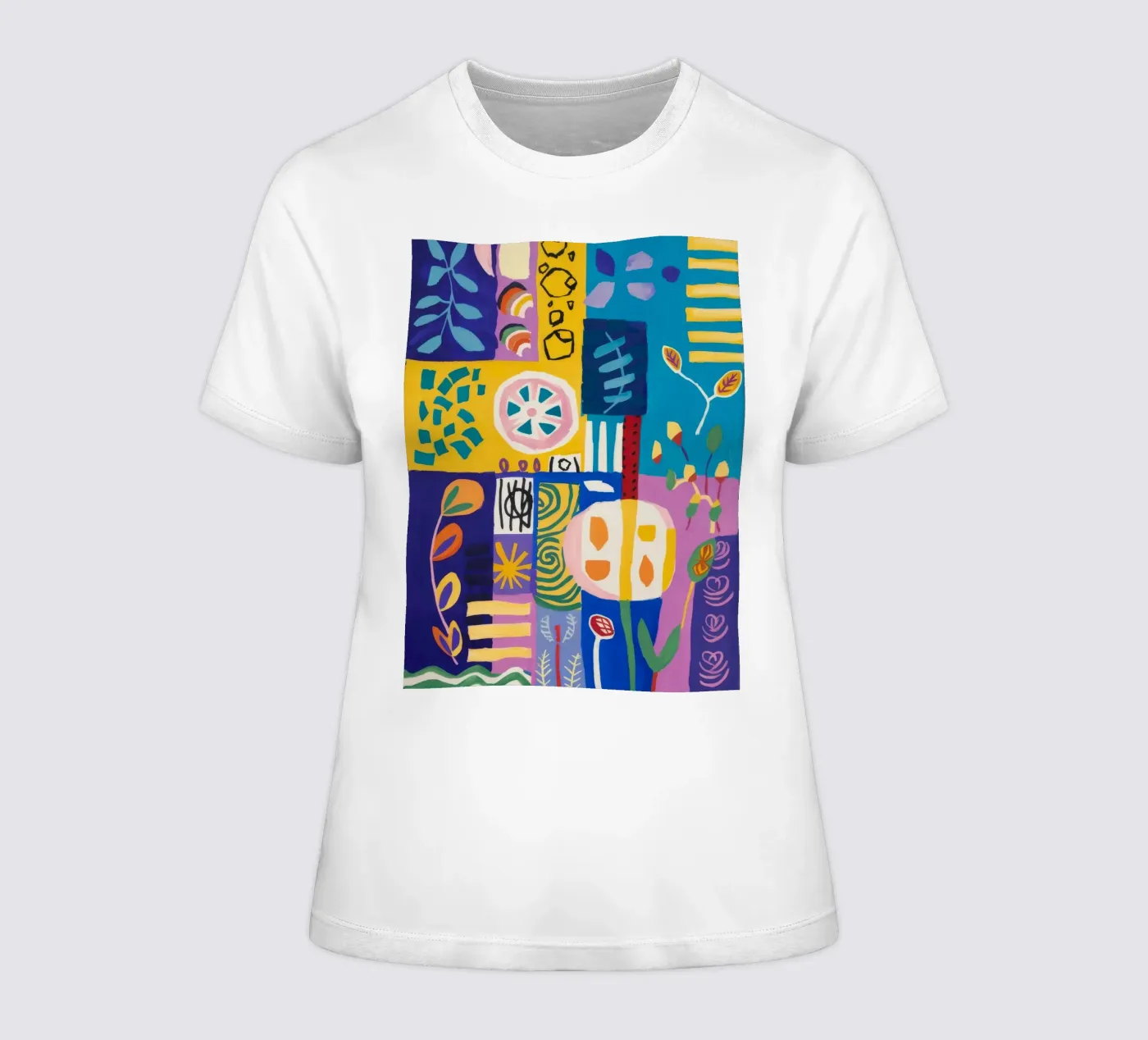Trapunta Patchwork Bloom t-shirt da donna da Zep Layers
