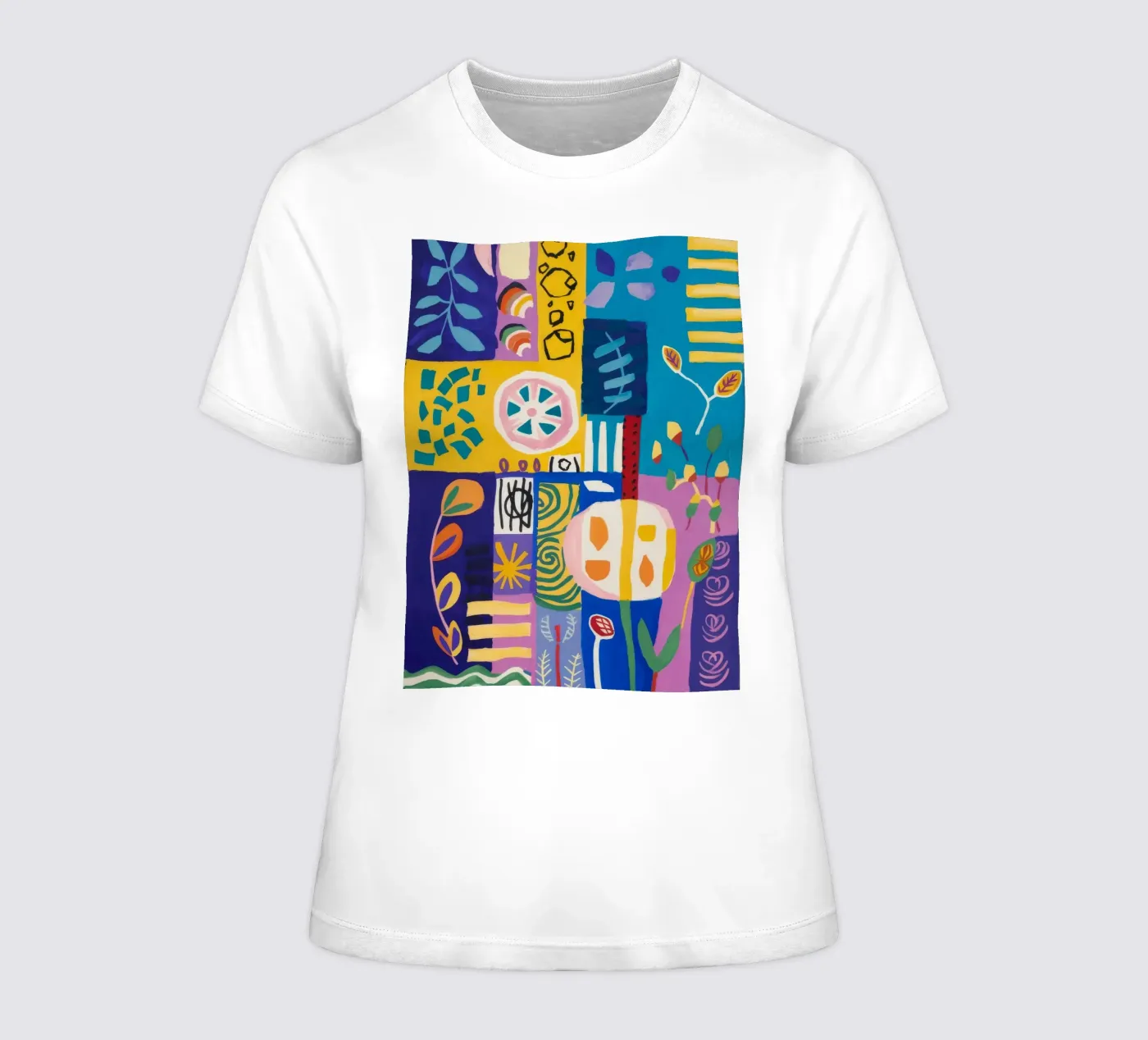 Trapunta Patchwork Bloom t-shirt da donna da Zep Layers