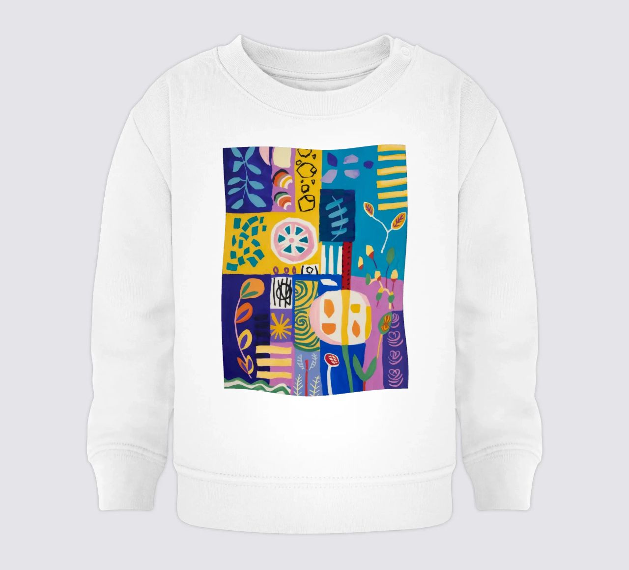 Trapunta Patchwork Bloom felpa neonato da Zep Layers