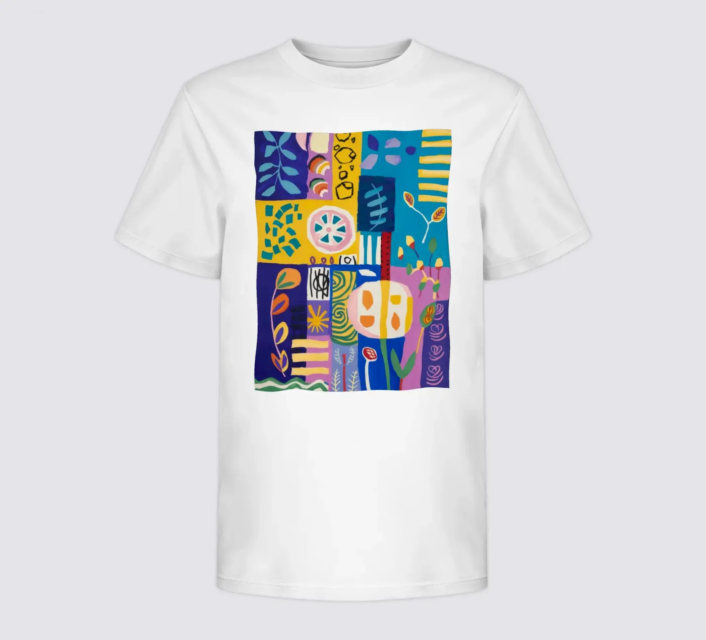 Patchwork Bloom Quilt kids t-shirt by Zep Layers