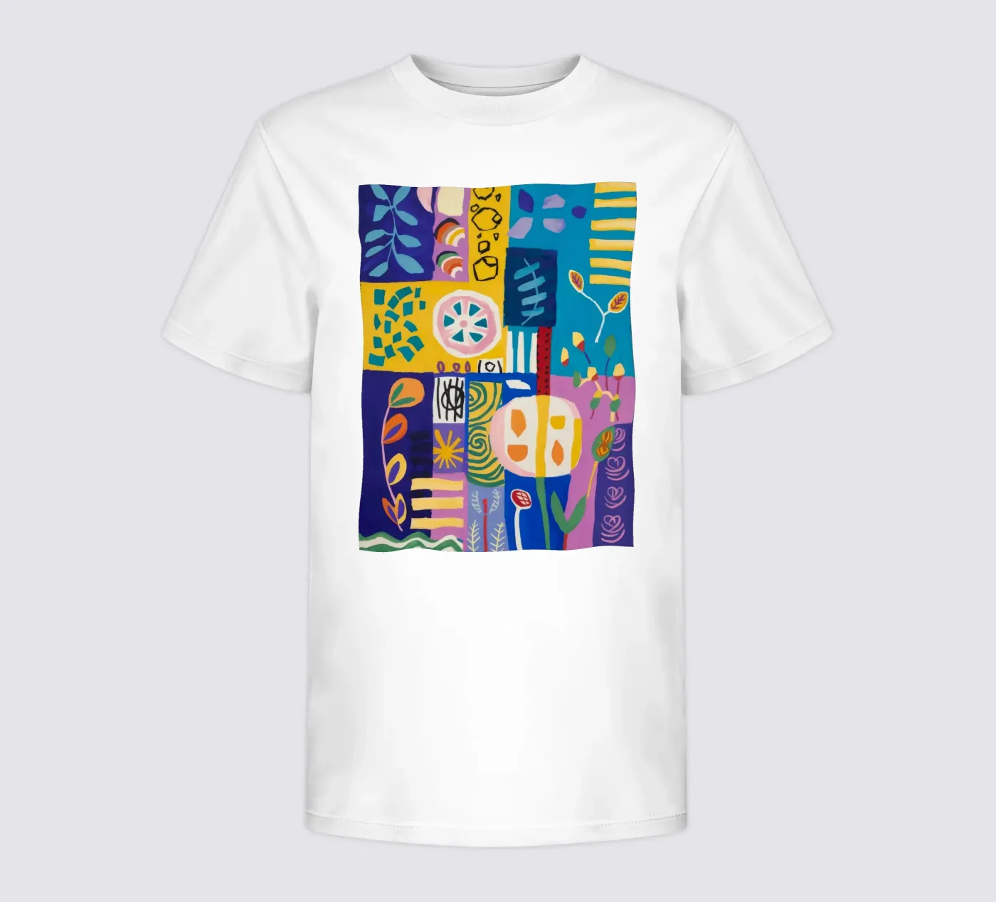 Patchwork Bloom Quilt kids t-shirt by Zep Layers