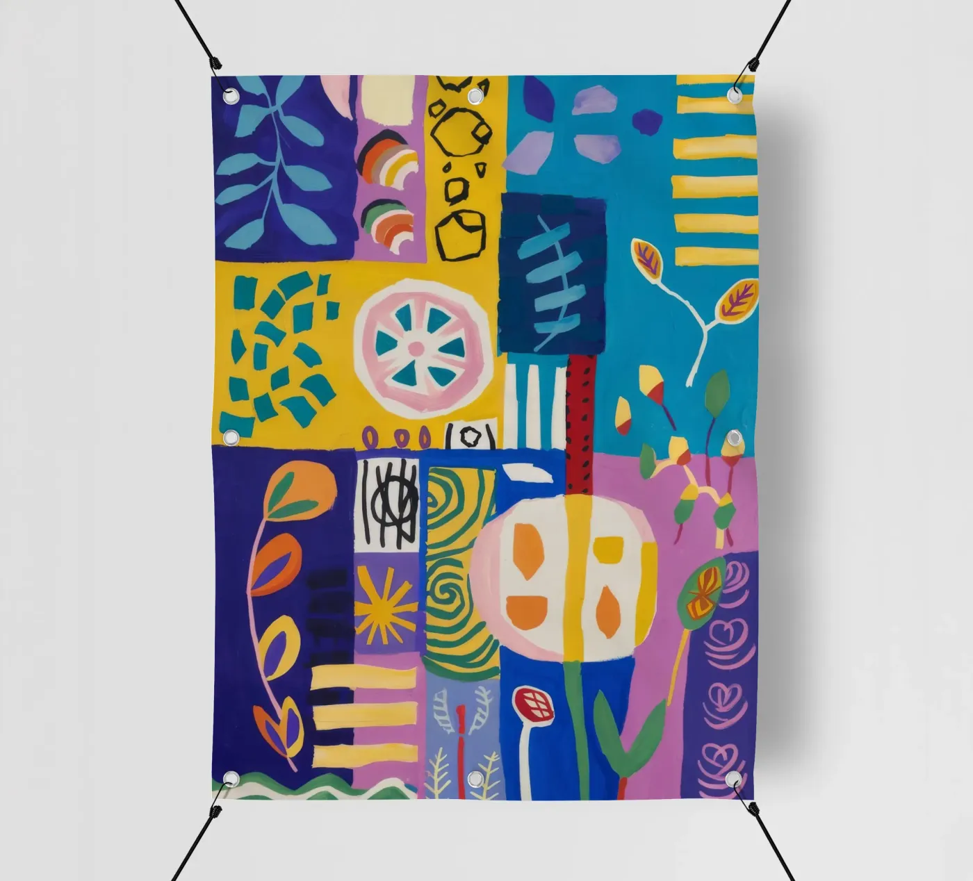 Patchwork Bloom Quilt pvc cover by Zep Layers