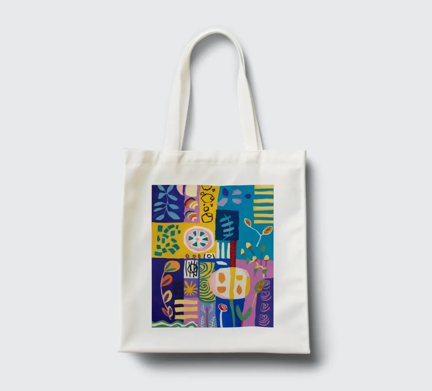 Patchwork Bloom Quilt tote bag by Zep Layers