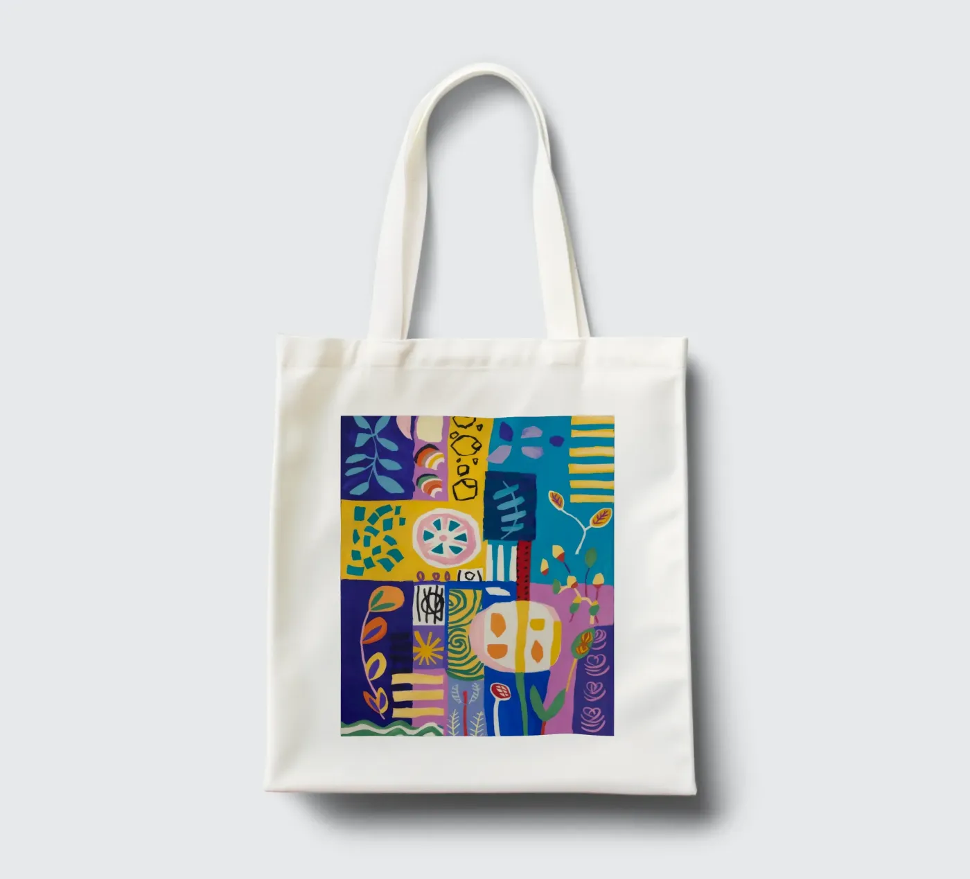 Patchwork Bloom Quilt tote bag by Zep Layers