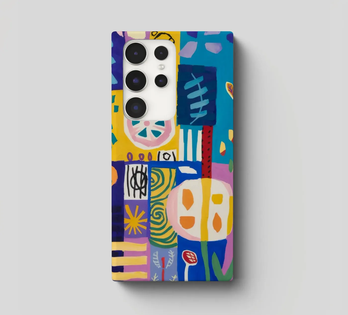 Patchwork Bloom Quilt samsung hoesje van Zep Layers