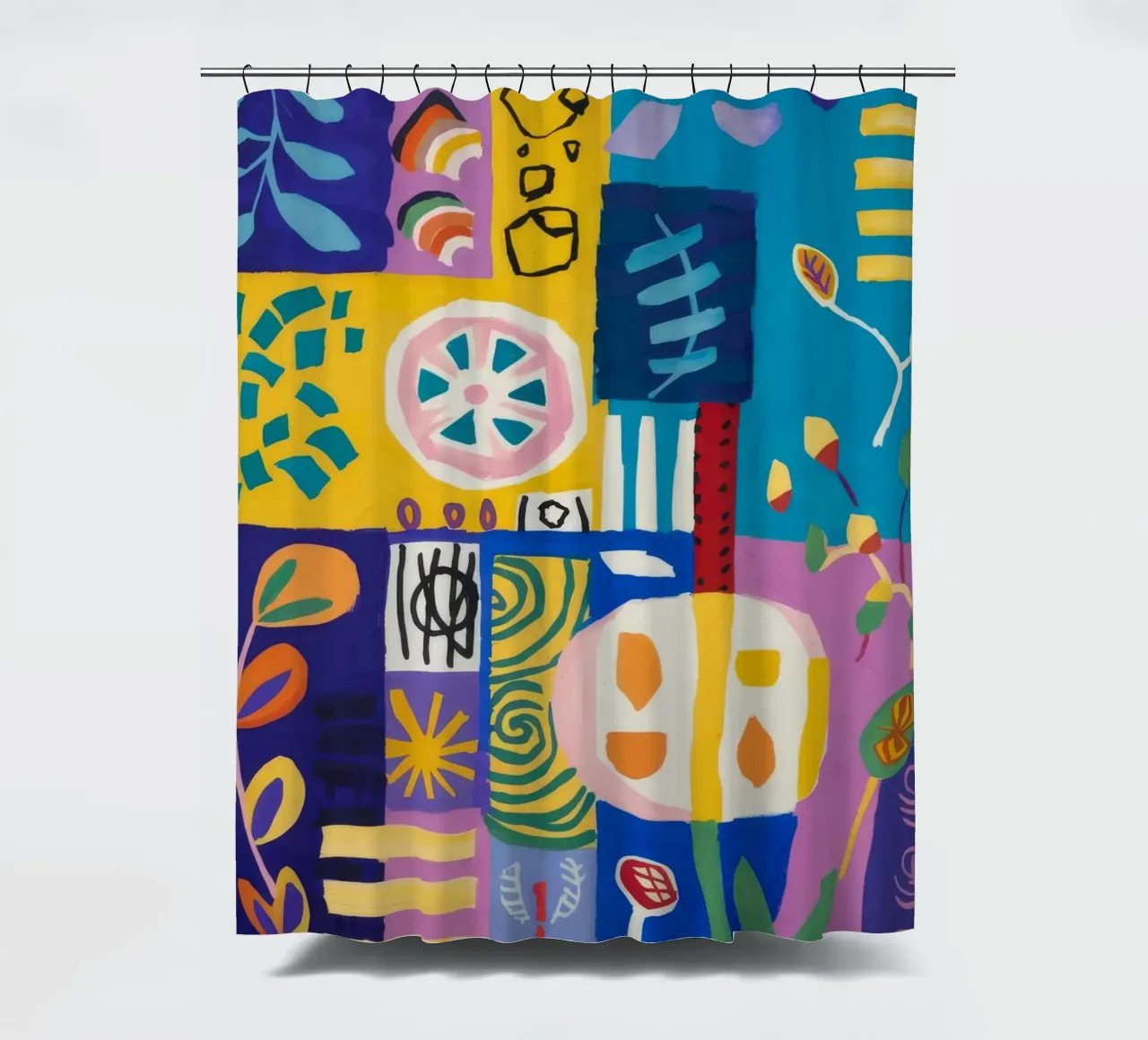 Trapunta Patchwork Bloom tenda da doccia da Zep Layers