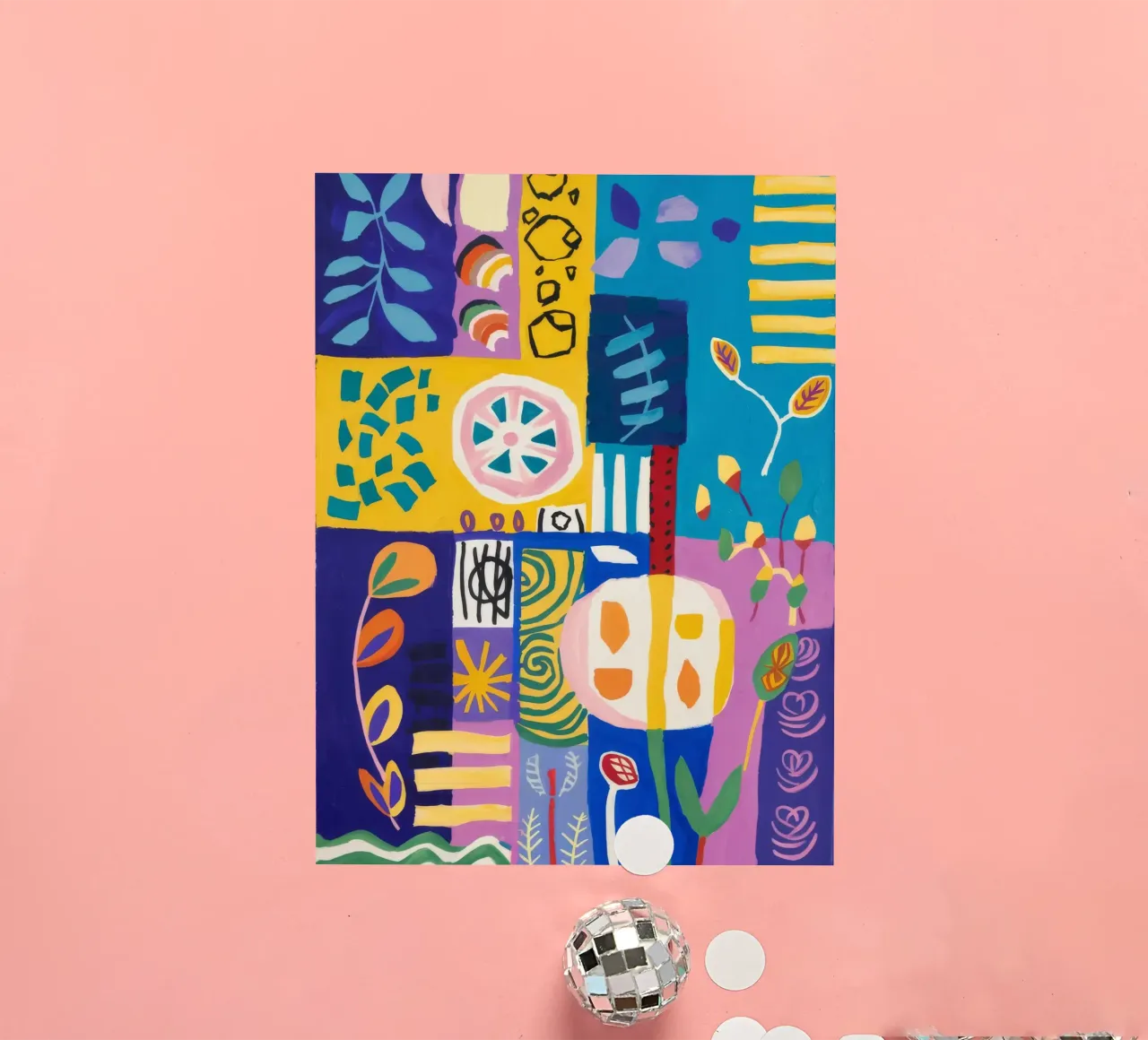 Trapunta Patchwork Bloom adesivo da Zep Layers