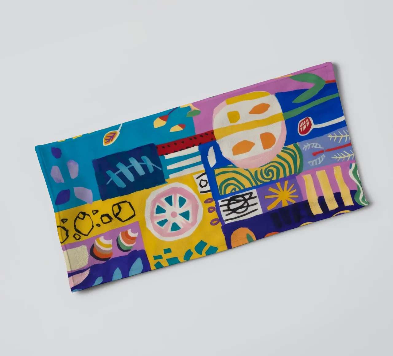 Patchwork-Blüten-Quilt Handtuch von Zep Layers
