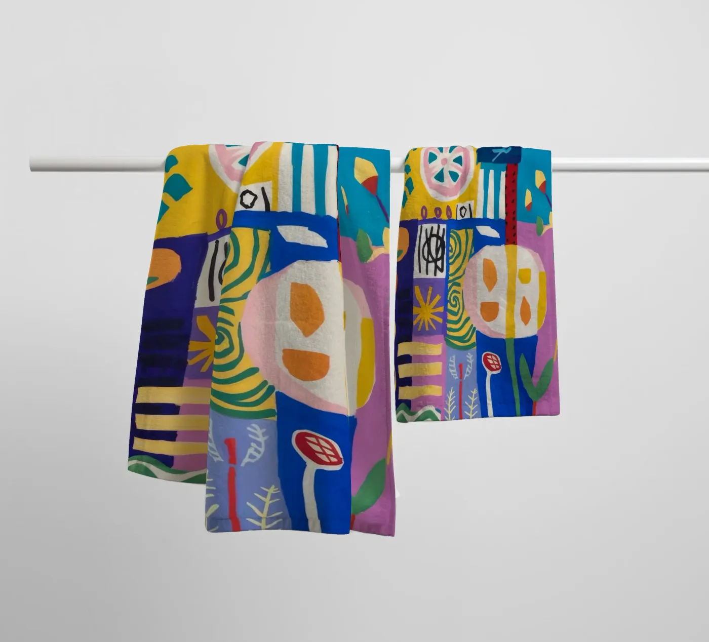 Patchwork-Blüten-Quilt Handtuch von Zep Layers