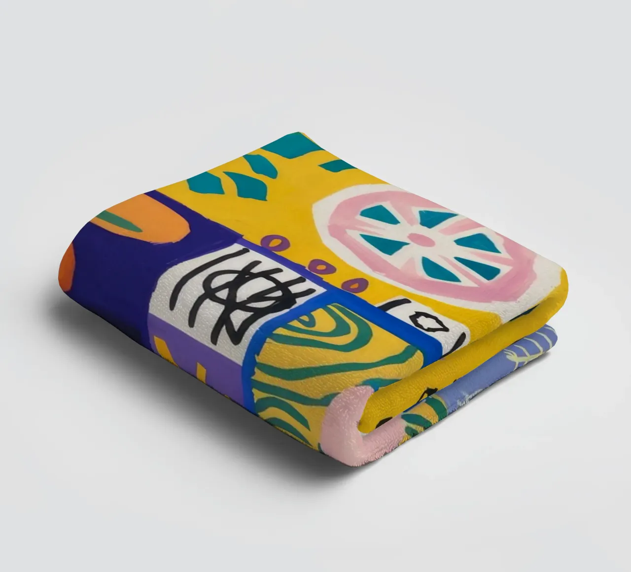 Patchwork Bloei Quilt badhanddoek van Zep Layers