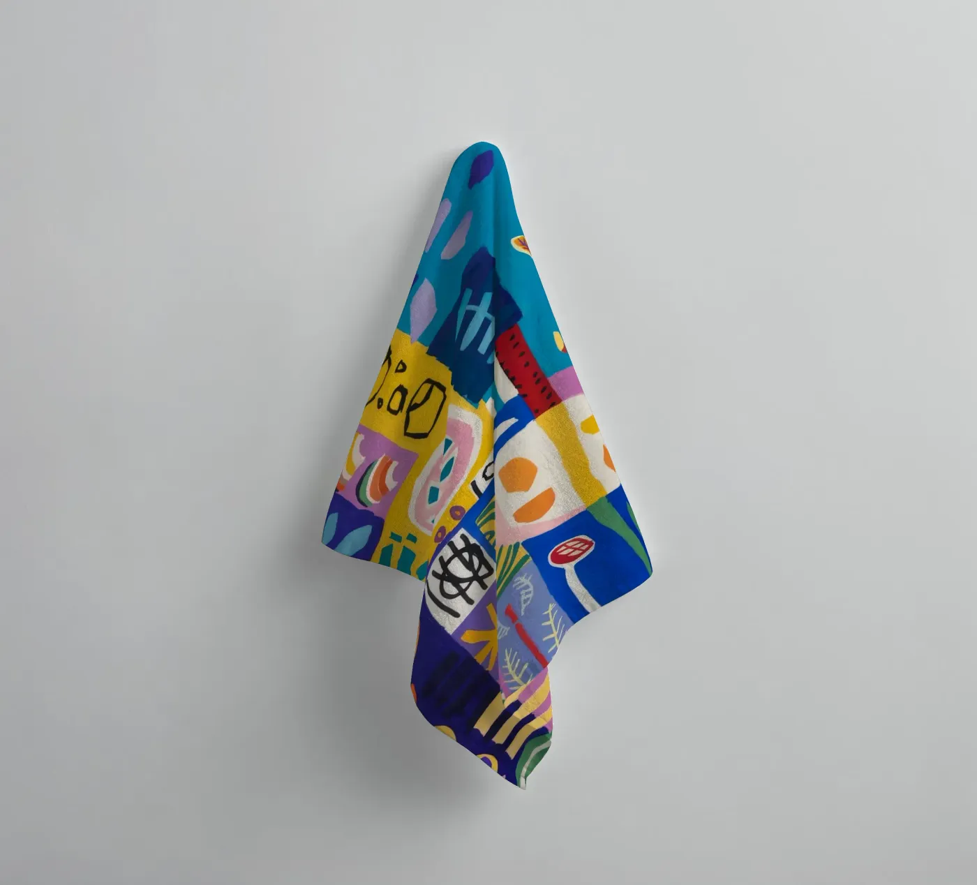 Patchwork-Blüten-Quilt Handtuch von Zep Layers