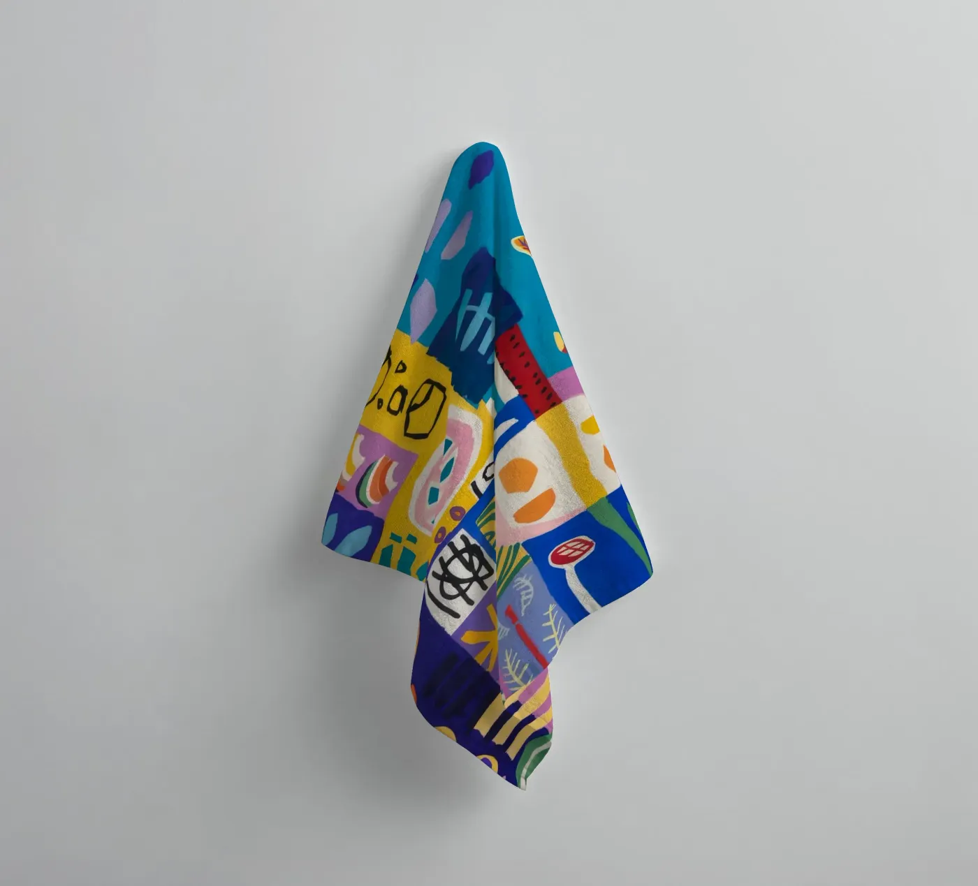 Patchwork Bloom Quilt towel by Zep Layers