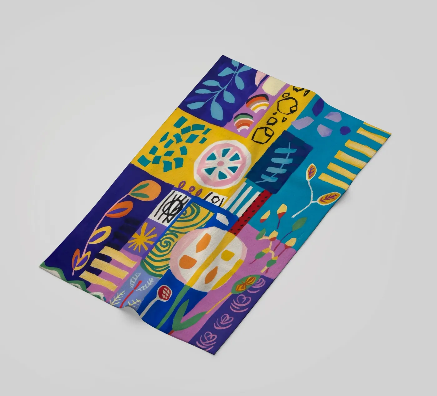 Patchwork Bloom Quilt Strandtuch von Zep Layers