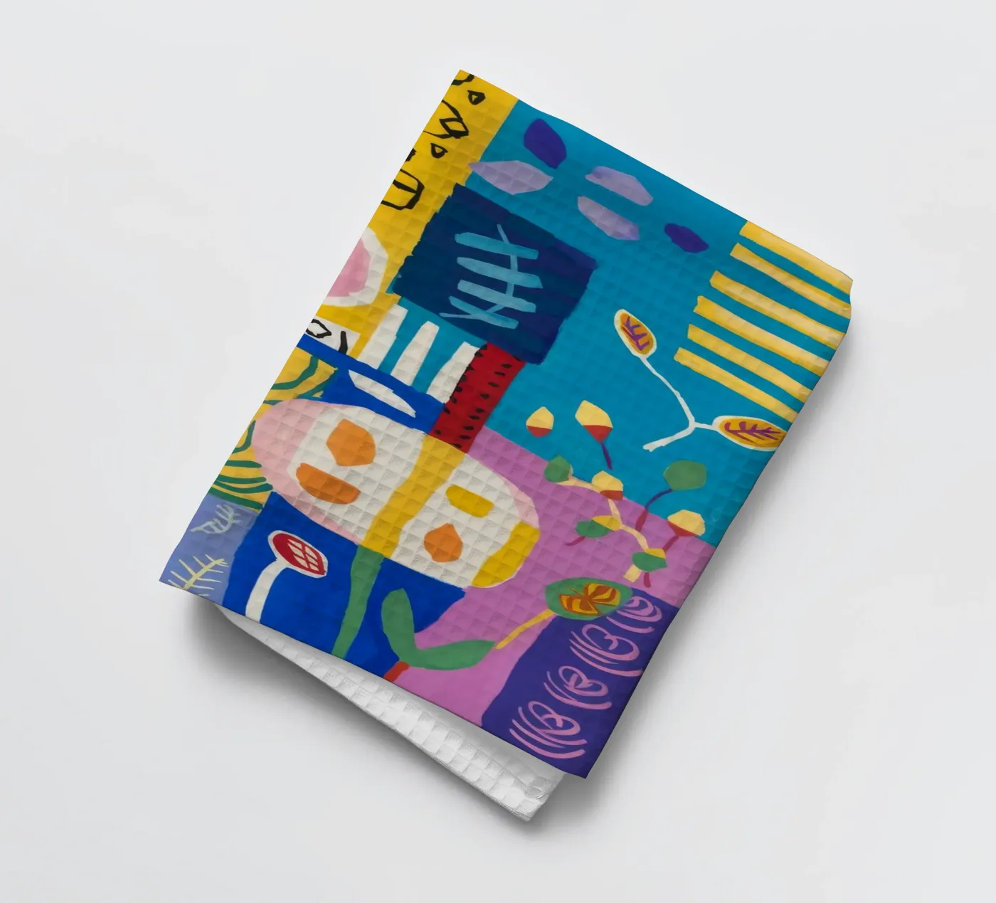 Patchwork Bloei Quilt theedoek van Zep Layers