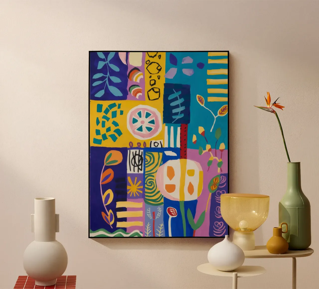 Trapunta Patchwork Bloom plexiglass da Zep Layers