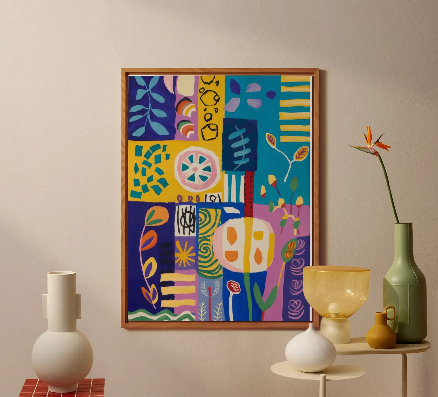 Patchwork Bloom Quilt forex plate by Zep Layers