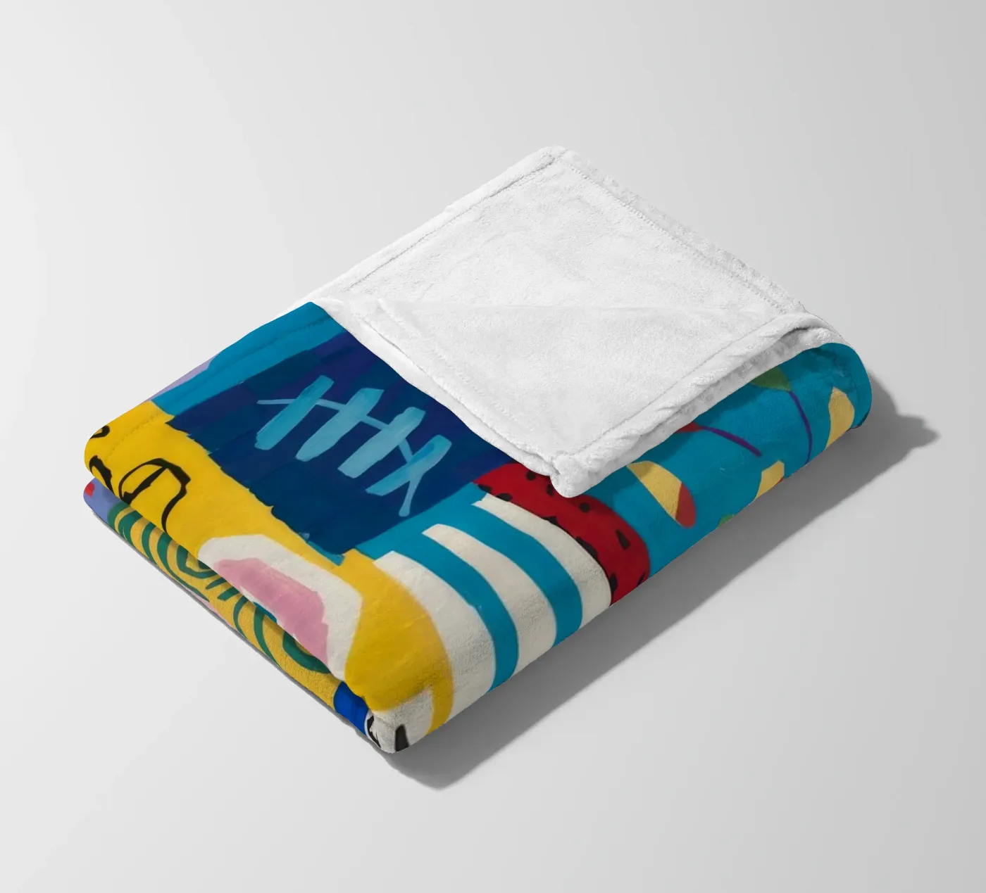 Patchwork Bloom Quilt fleece blanket by Zep Layers