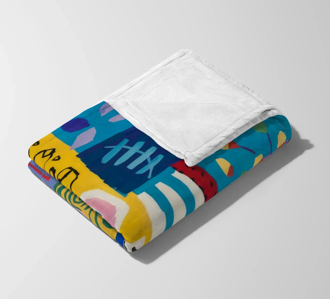 Patchwork Bloom Quilt fleece blanket by Zep Layers