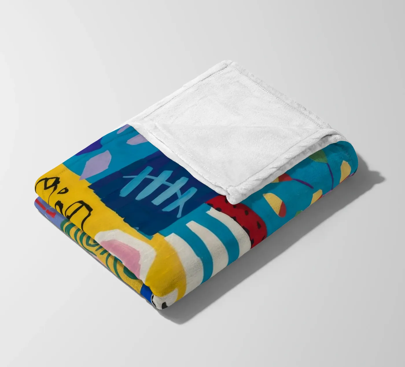 Patchwork Bloom Quilt fleece blanket by Zep Layers