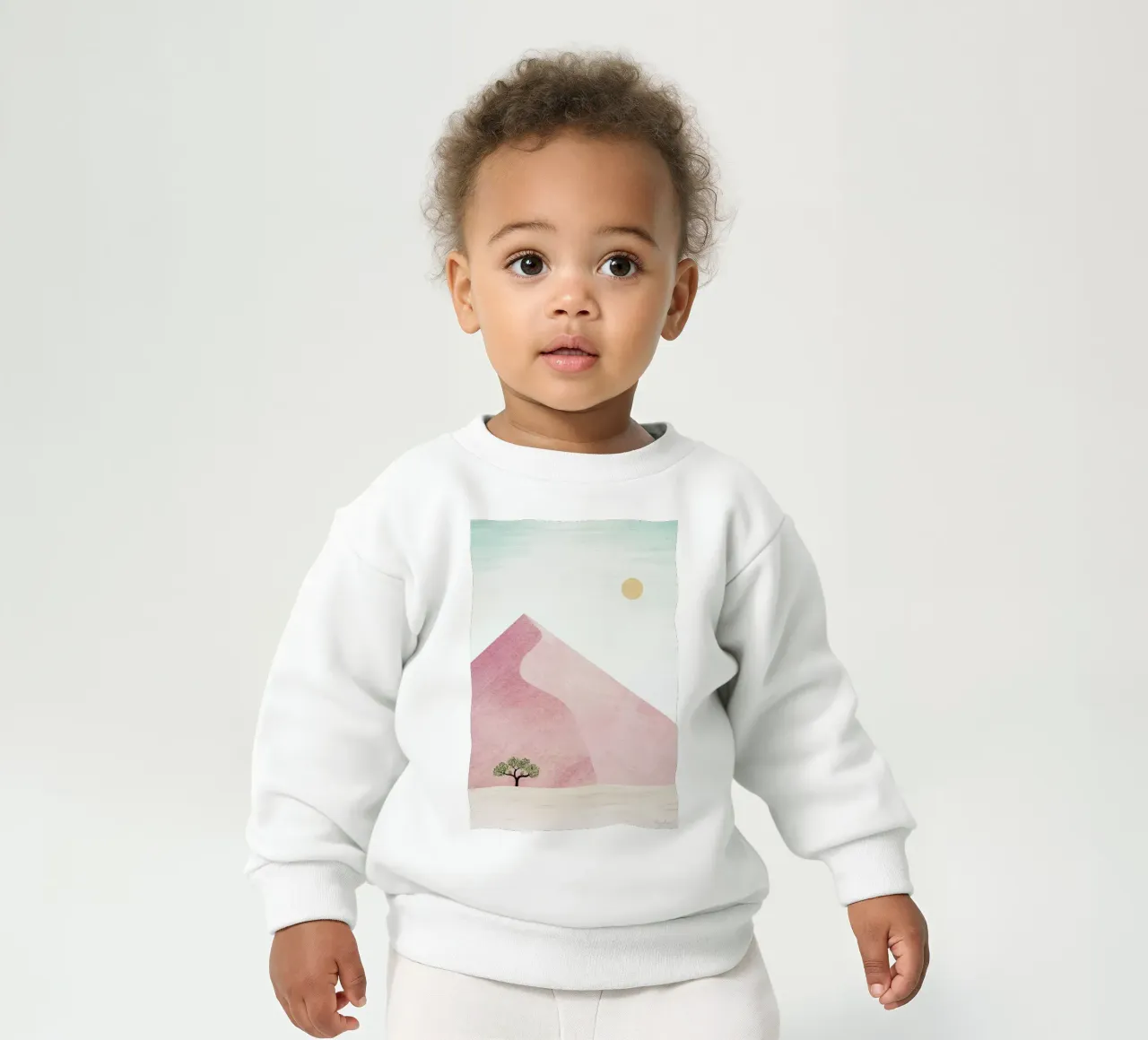 Pink Dune felpa neonato da Henry Rivers