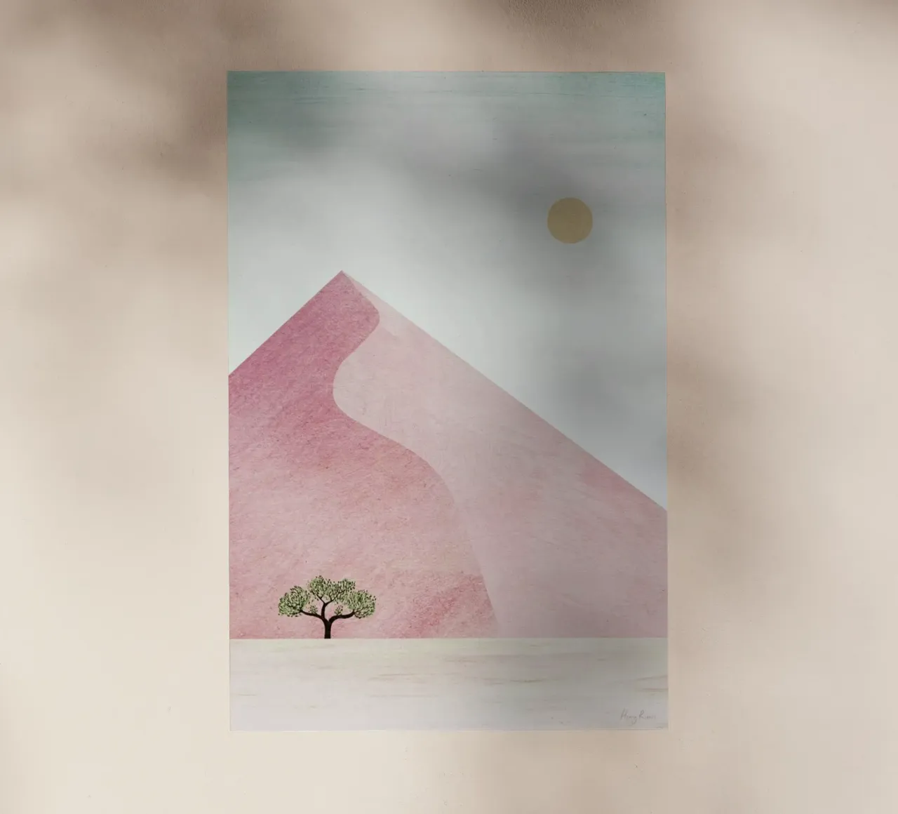 Pink Dune pellicola backlit da Henry Rivers