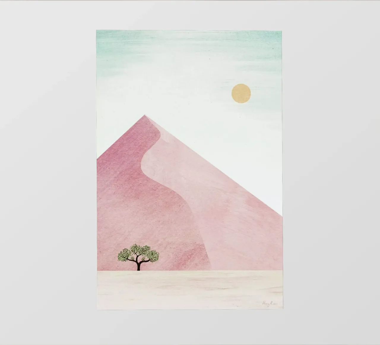 Pink Dune pellicola backlit da Henry Rivers