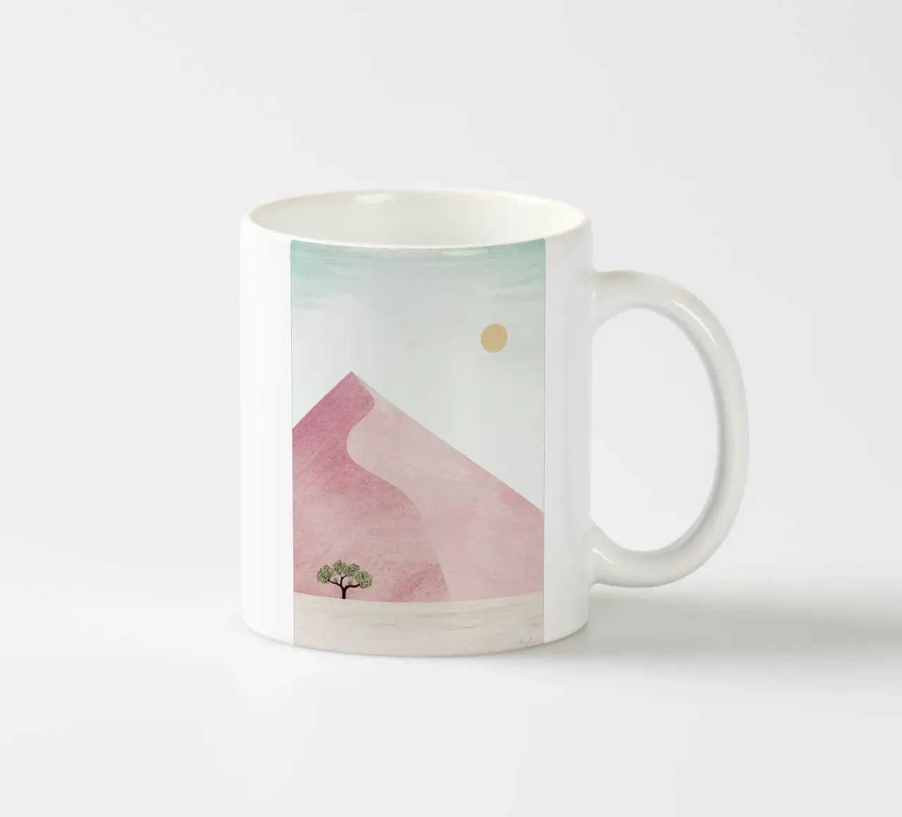 Pink Dune tazza in ceramica da Henry Rivers