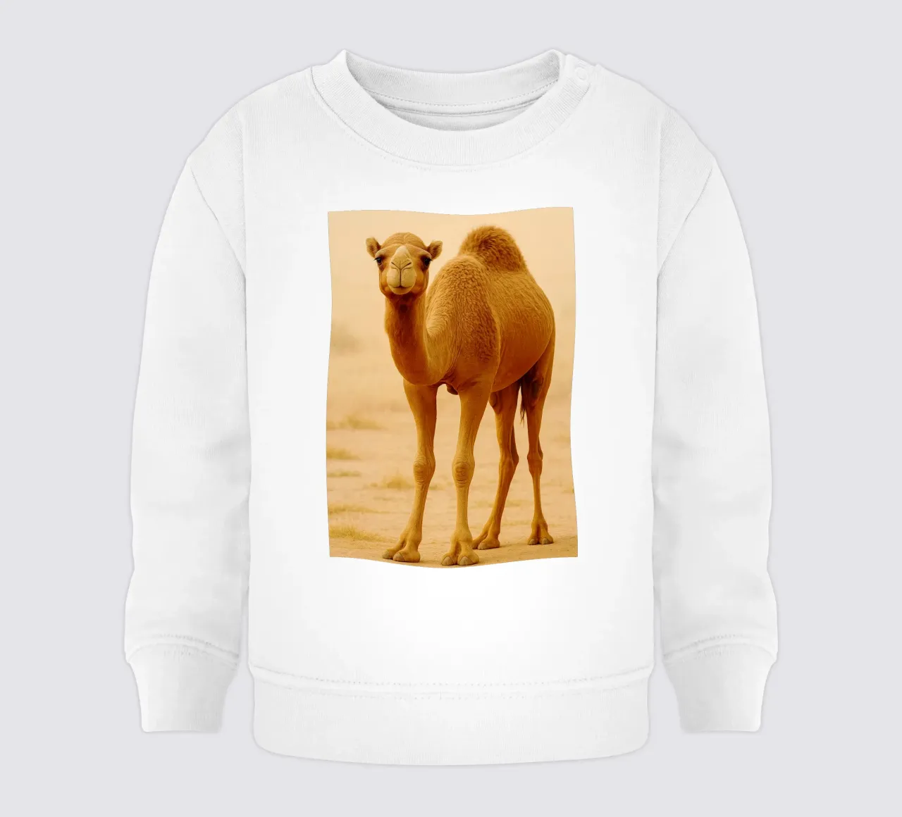camello en el postre sudadera de bebé de kukupuu