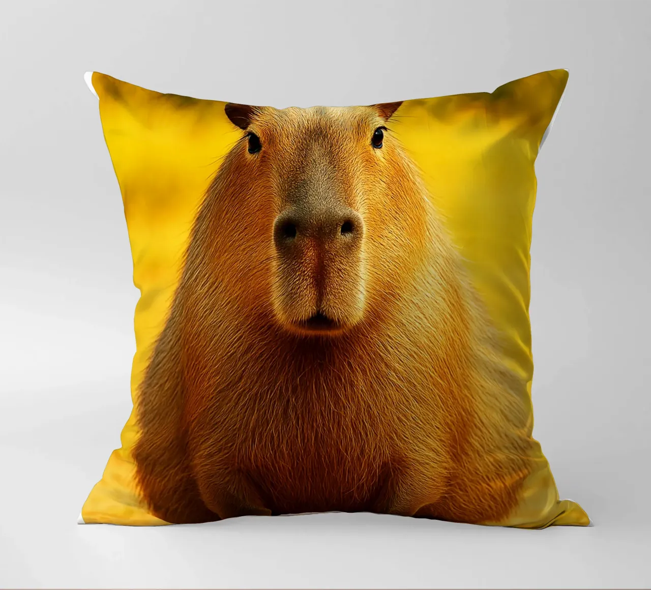 Faccia buffa di capibara cuscino da kukupuu