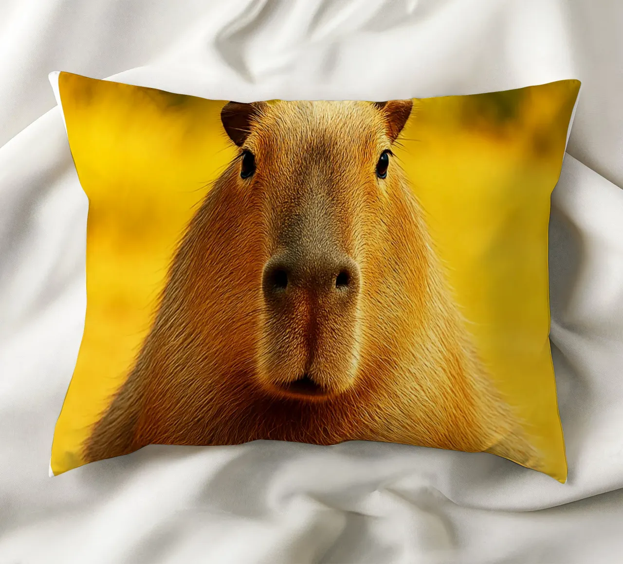 Faccia buffa di capibara cuscino da kukupuu