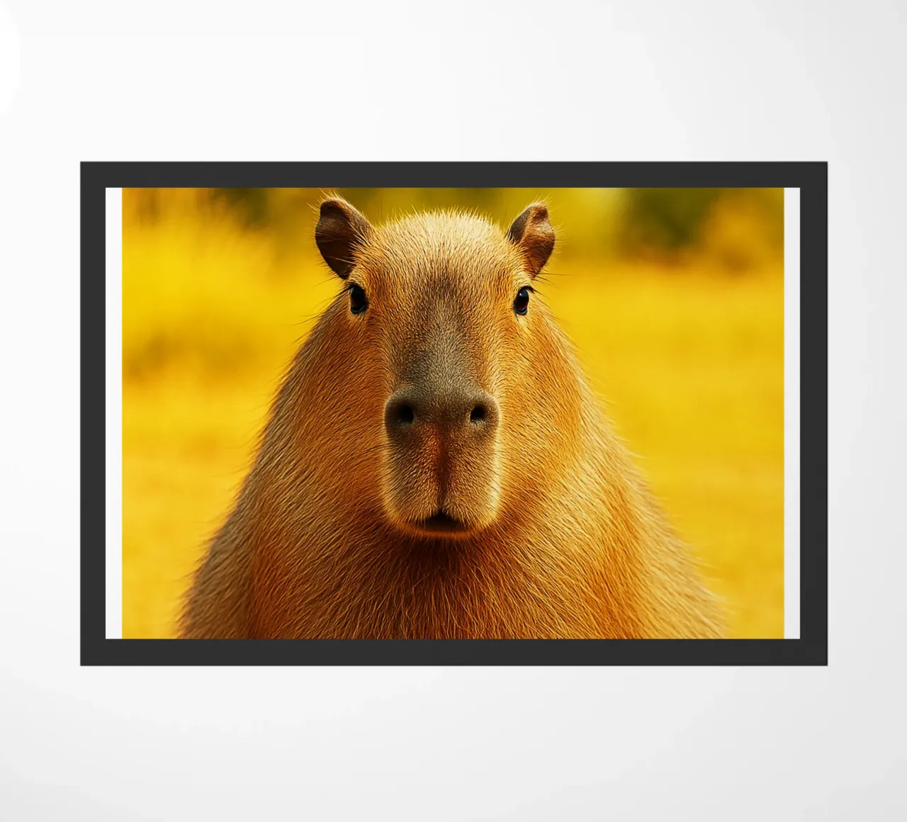 Faccia buffa di capibara zerbino da kukupuu