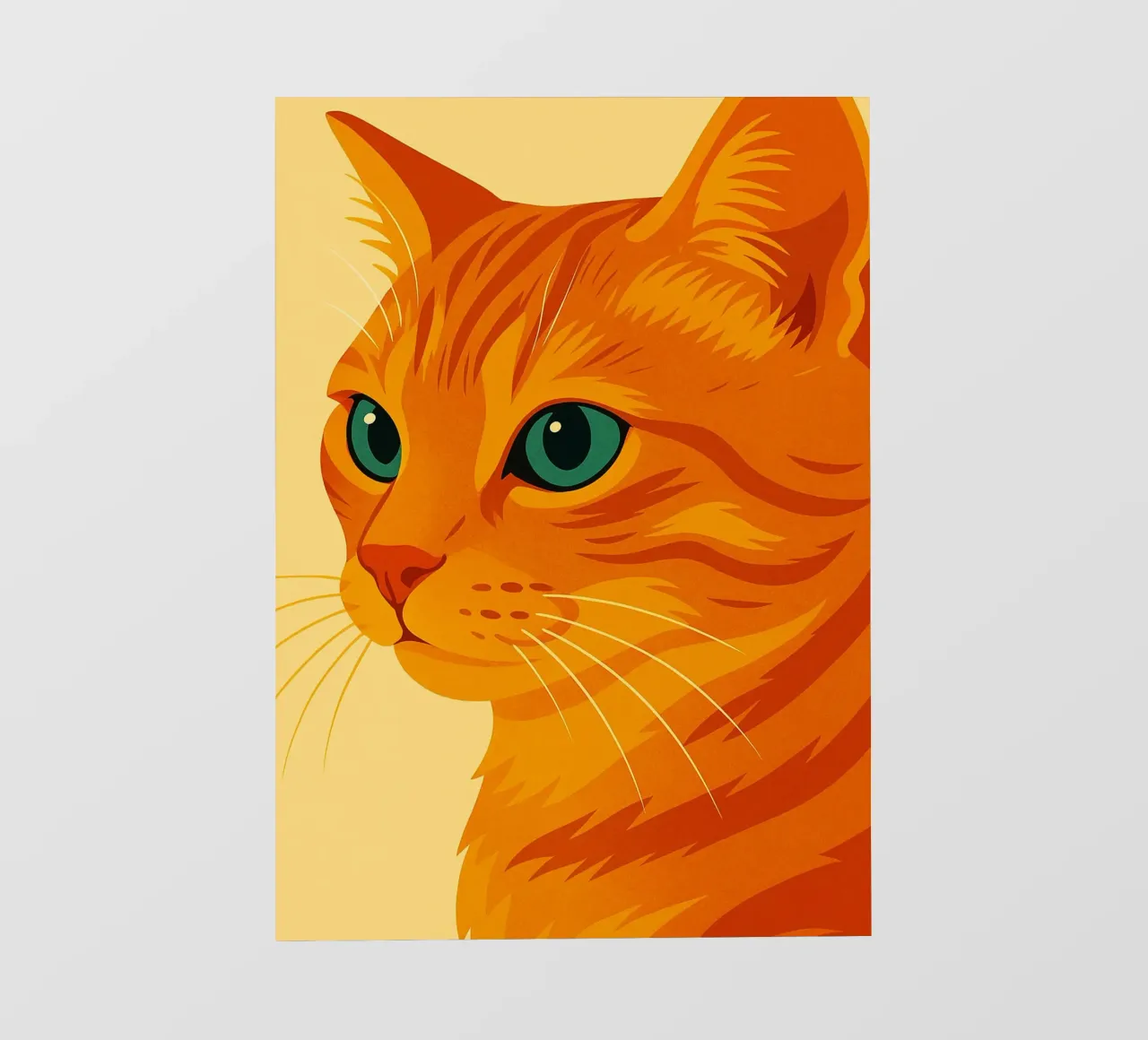 Faccia da gatto telo in pvc da kukupuu