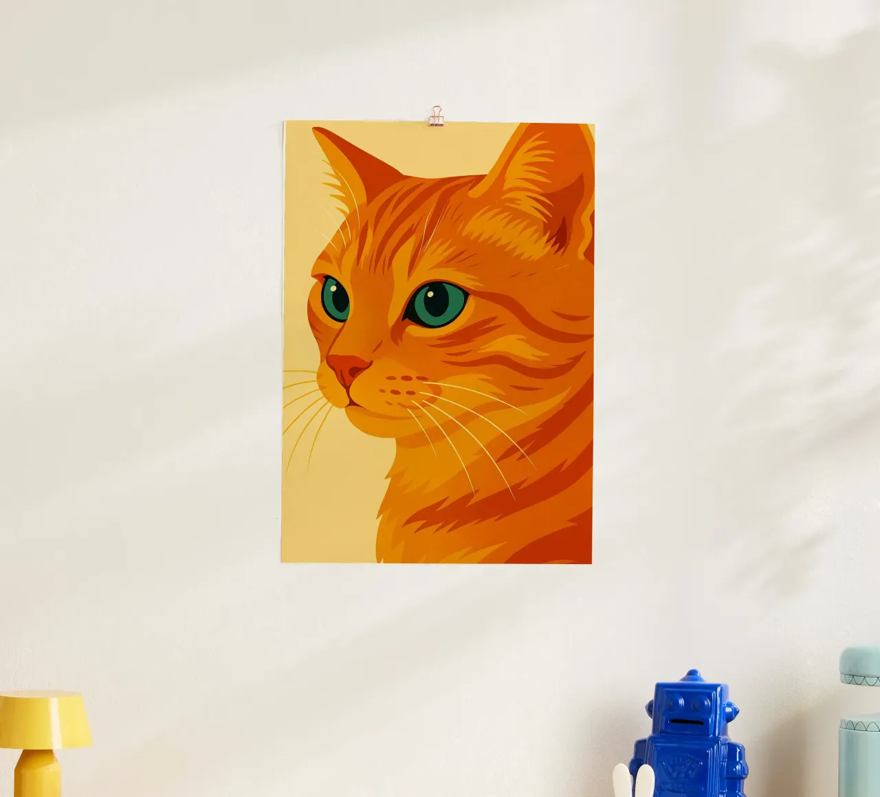 Kattengezicht poster van kukupuu