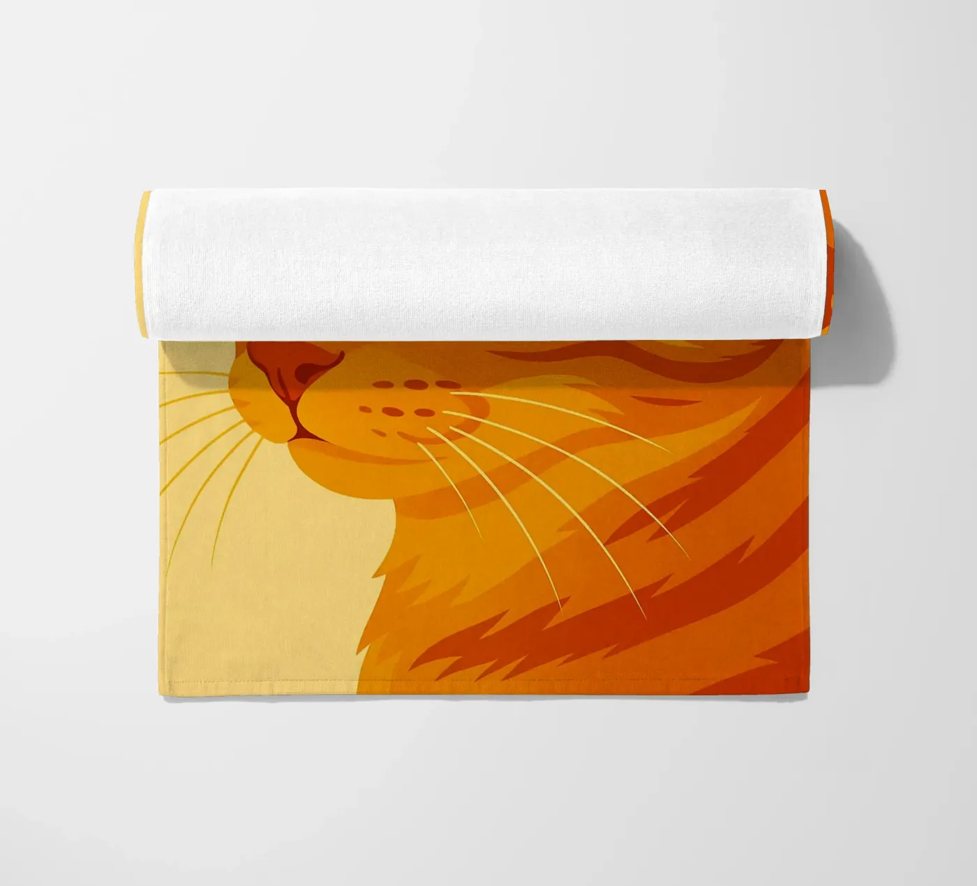 Visage de chat serviette de plage de kukupuu