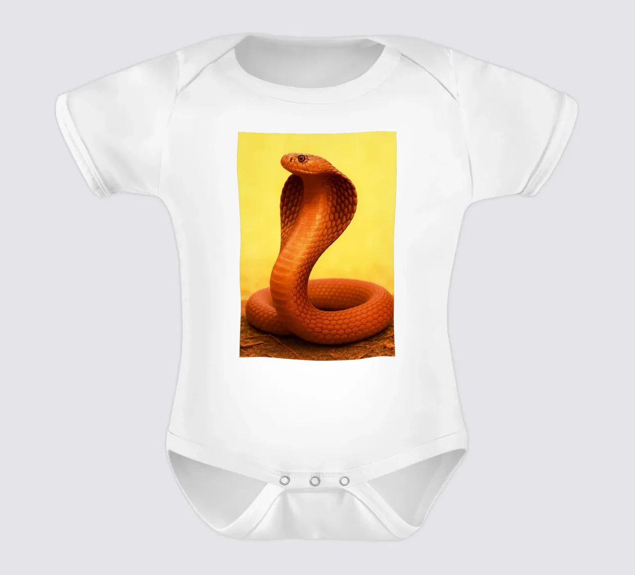 Serpente Cobra body neonato maniche corte da kukupuu