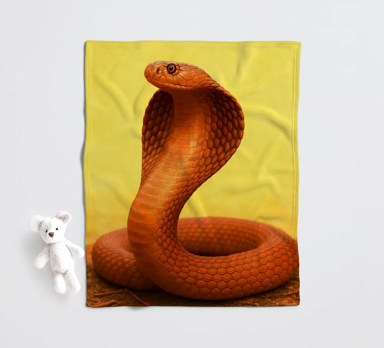 Serpente Cobra coperta in pile da kukupuu