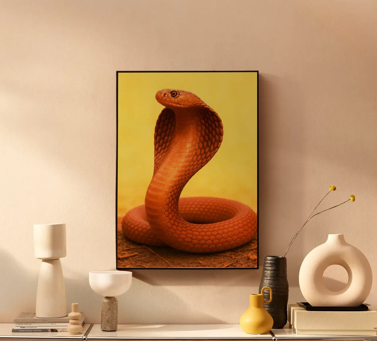 Serpente Cobra plexiglass da kukupuu