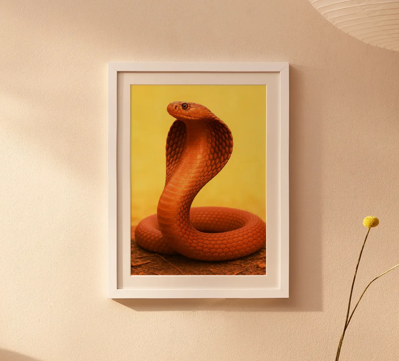 Serpente Cobra carta hahnemühle da kukupuu