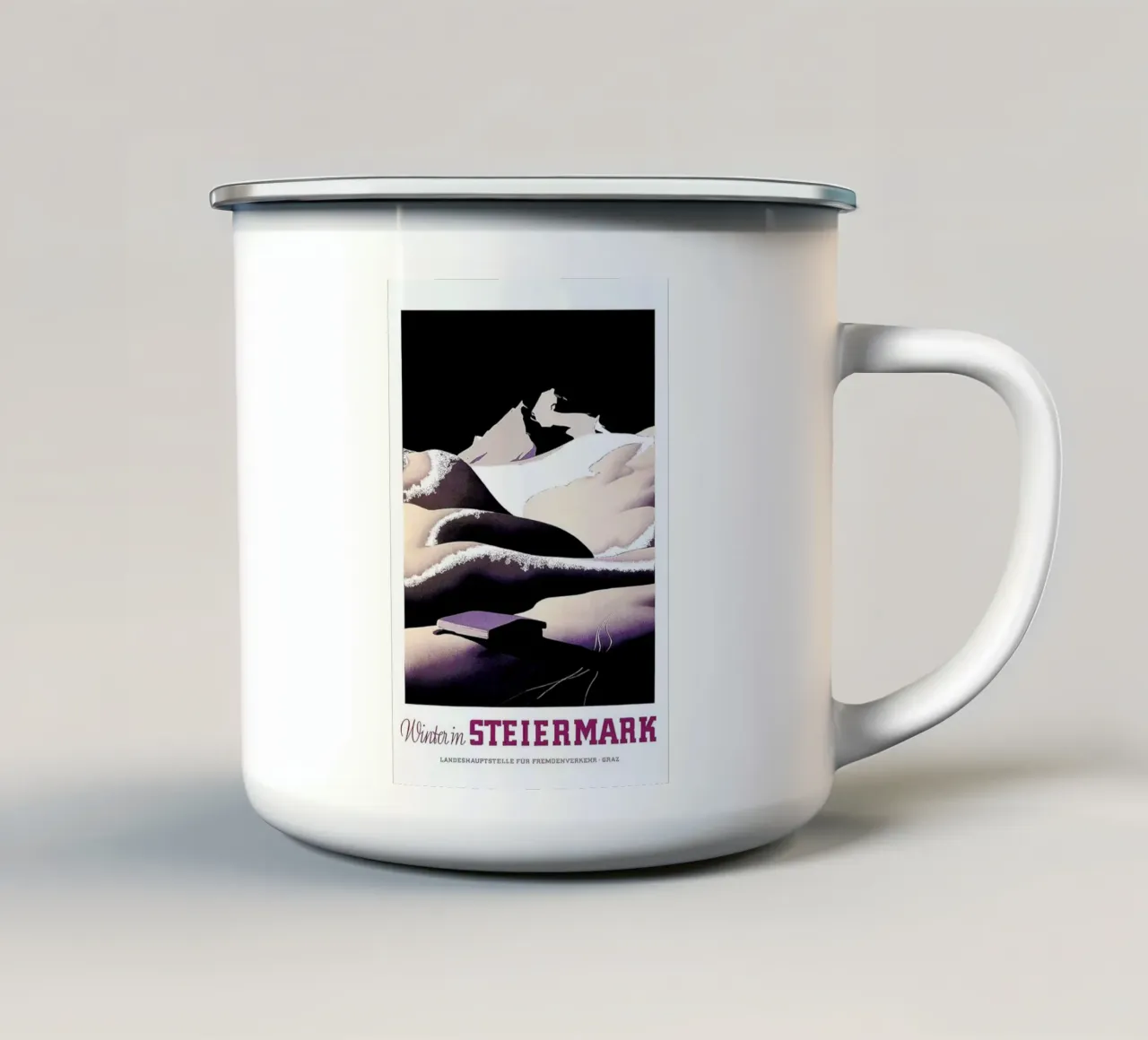 austria4 tazza in smalto da Robert Livingston