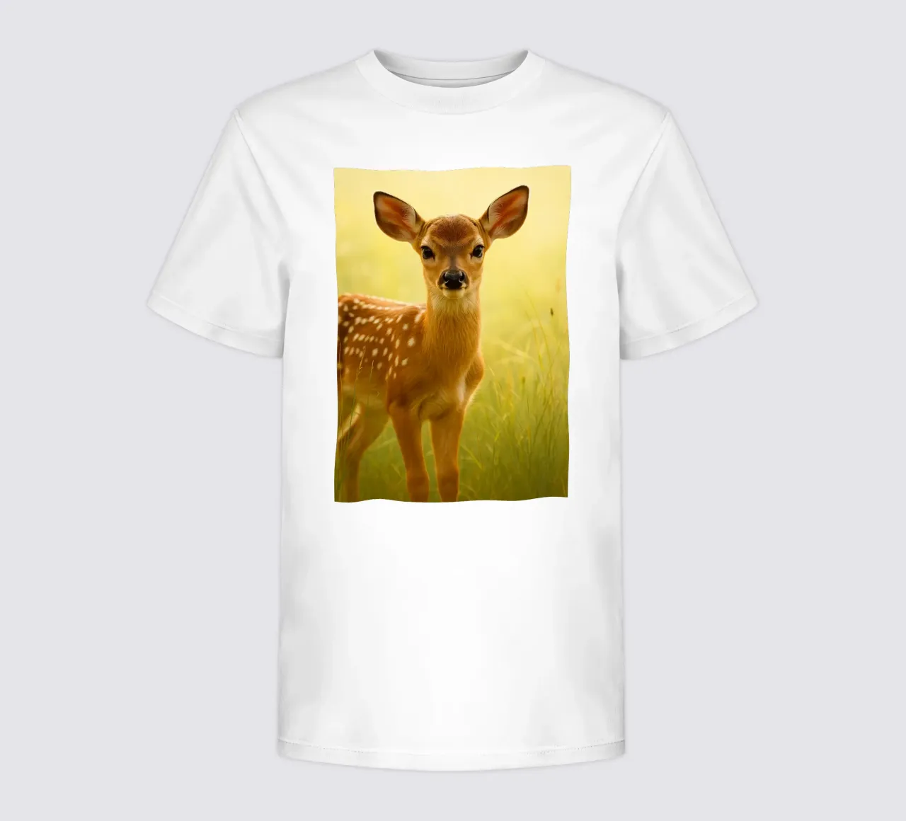Deer Face kids t-shirt by kukupuu