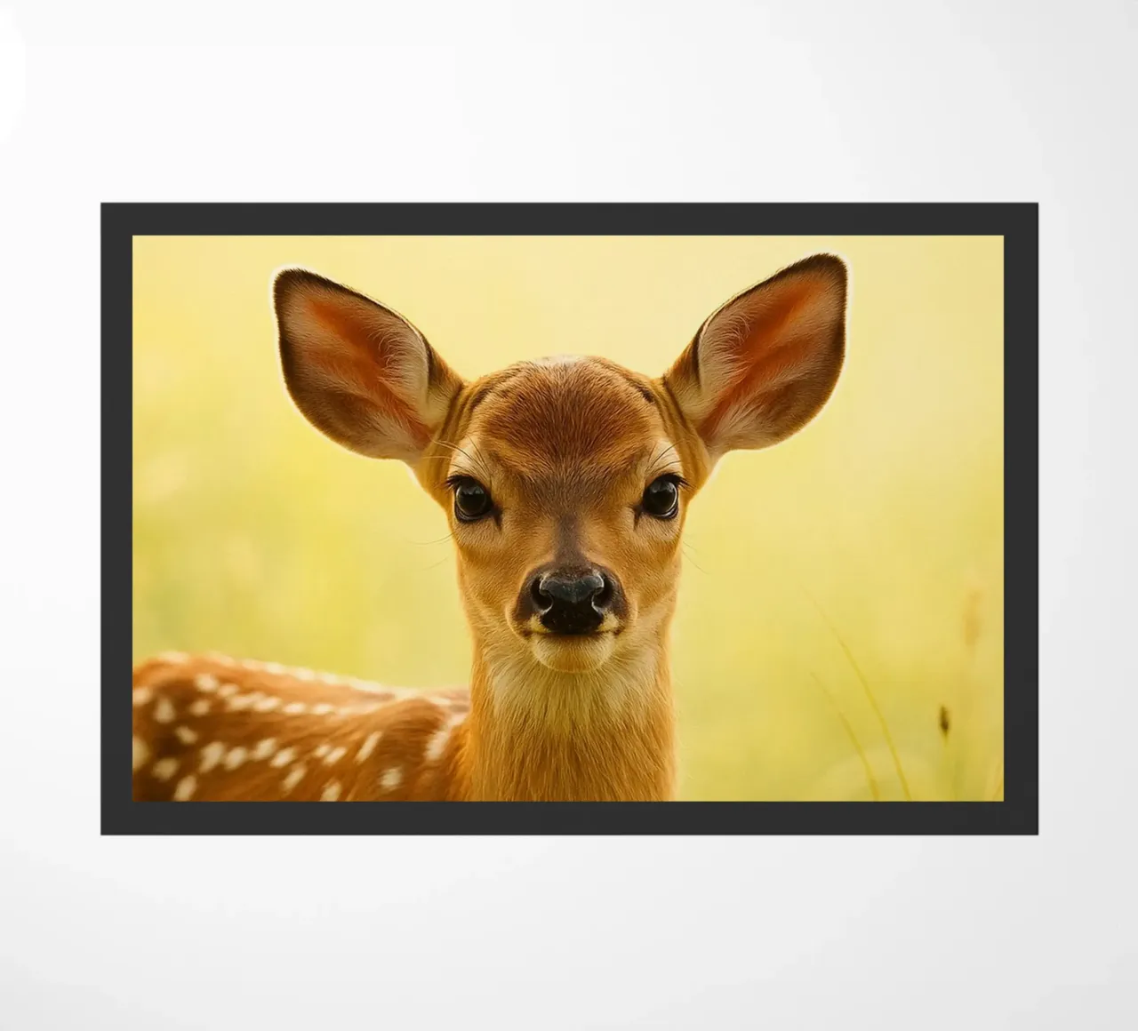 Deer Face doormat by kukupuu